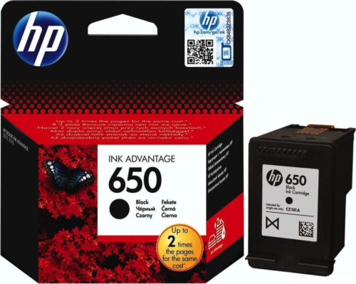 Μελάνι HP No. 650 Black Ink crtr orig. DJ 2515 - CZ101AE