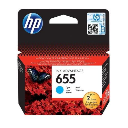Μελάνι Ink Hp No 655 Cyan Orig 600pages