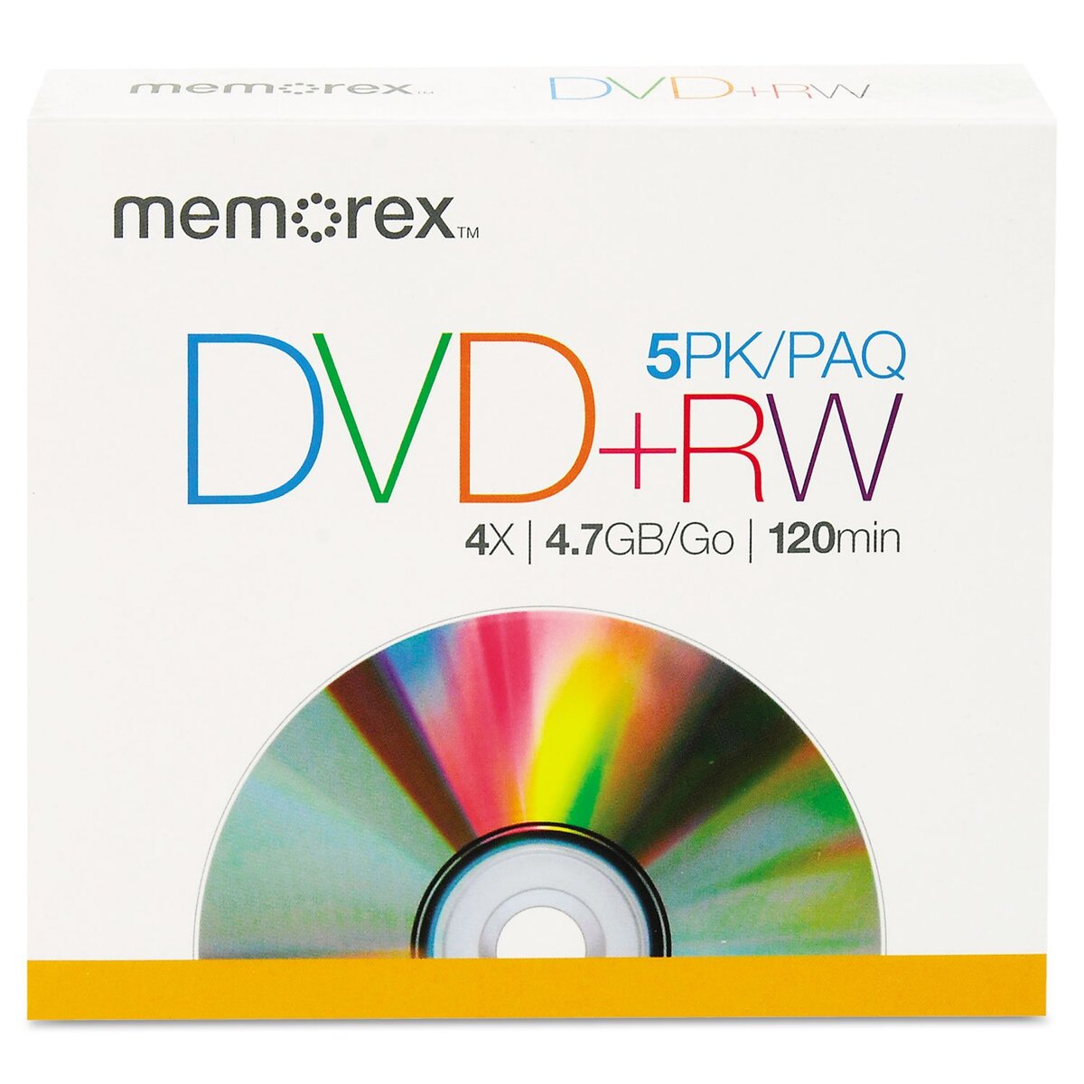 Memorex DVD-R 4x 4.7GB Πακέτο 5 δίσκων σε Jewel Case