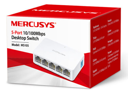 Mercusys Desktop Switch 5-Port 10/100 Mbps Ver.2