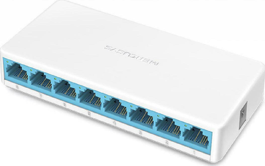 Mercusys desktop switch με 8 θύρες Ethernet x 10/100 Mbps Ver.2