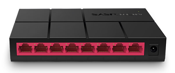 Mercusys Desktop Switch MS108G με 8 Θύρες Gigabit (1Gbps) Ethernet x 10/100/1000 Mbps Ver. 1.0