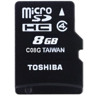 Micro Sd 8Gb C4 With Adaptor Card Toshiba