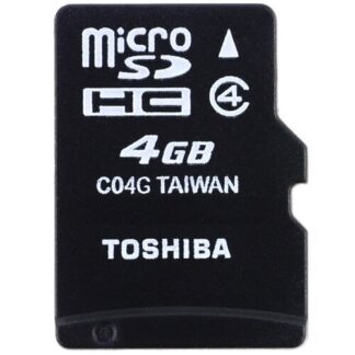 Micro SD Card 4GB Toshiba Class 4 Memory Card