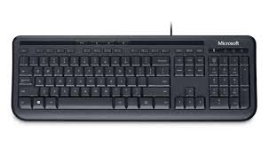 Microsoft Wired 600 Keyboard Slim 1576 Black
