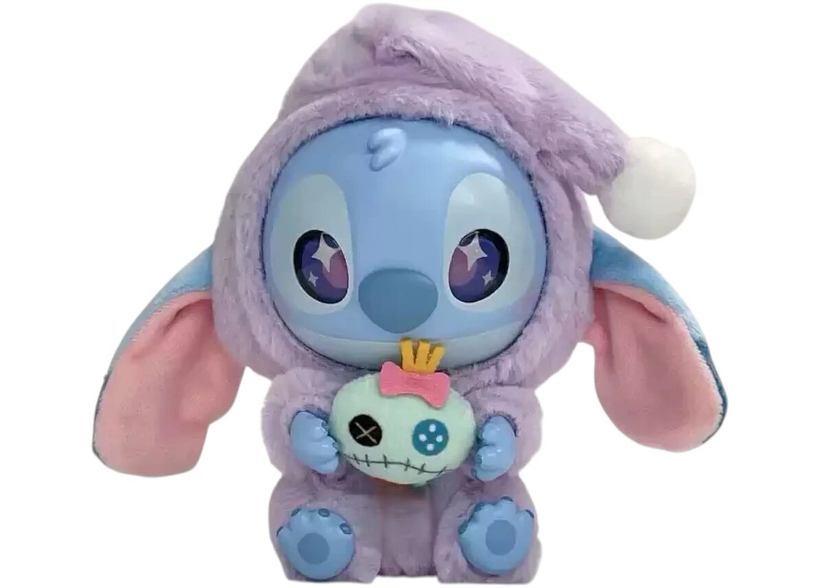 Miniso Stitch Eat Something Before Sleep Series Scrump