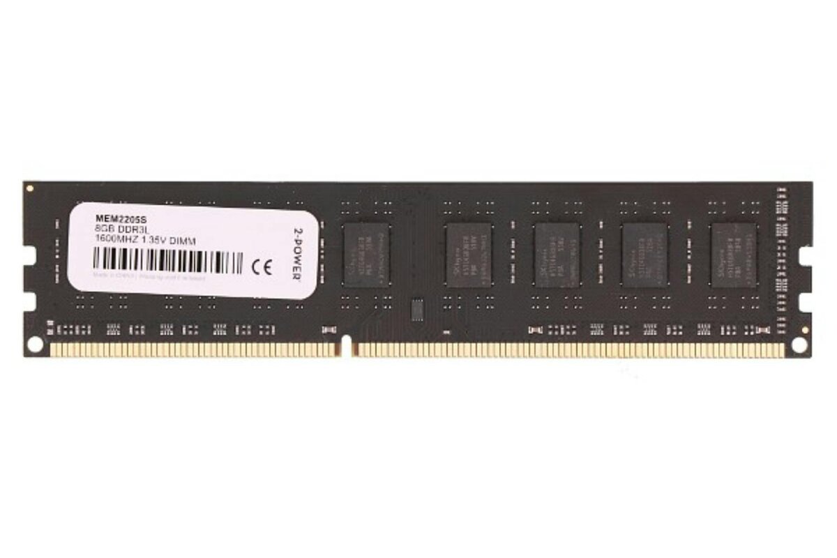 Μνήμη 2-Power Refurbished 8GB DDR3L 1600MHz 1.35V DIMM