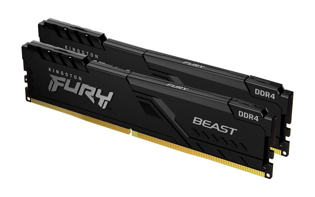 Μνήμη RAM Kingston FURY Beast 16GB (2X8GB) DDR4 3600MHz για Desktop