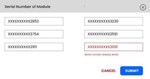 Module Serial Number