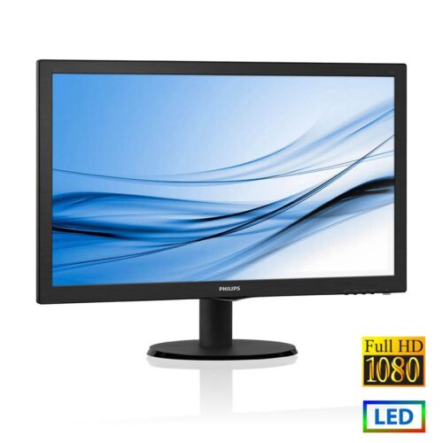 Monitor 22'' LED PHILIPS 223V5L Black WIDE GA Refurbished