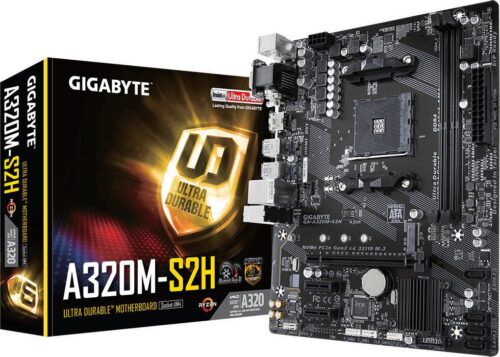 Motherboard Gigabyte A320M-S2H Socket AM4 PCI-Ex Micro ATX