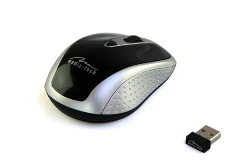 Mouse Ασύρματο Media Tech Mt1098k 1600dpi Nano R. Black