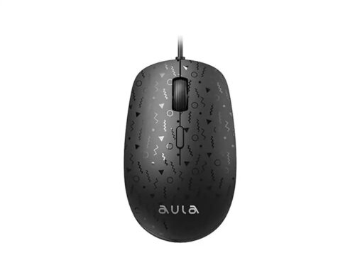 Mouse Aula Am106 Wired Black New