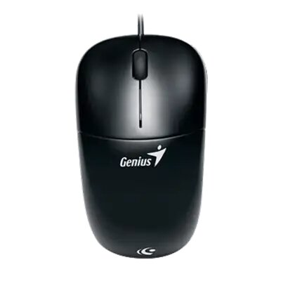 Mouse Genius 1200 Dpi Blueeye Track Usb Black For Desktop