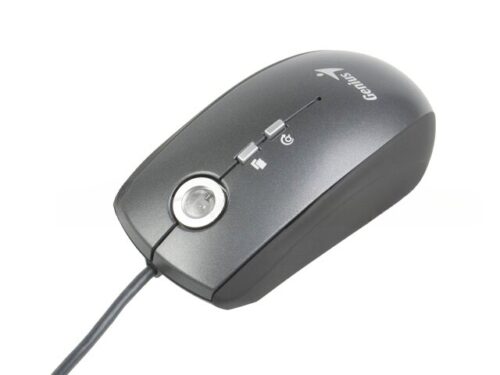 Mouse Genius Laser OptoWheel USB Black