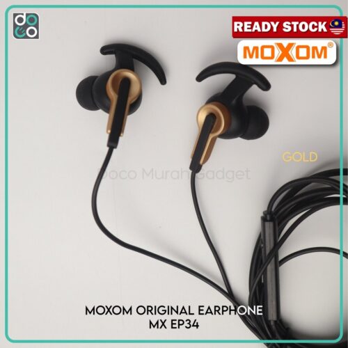 MOXOM Earphone Bass in Ear Wired Headphone 3.5mm