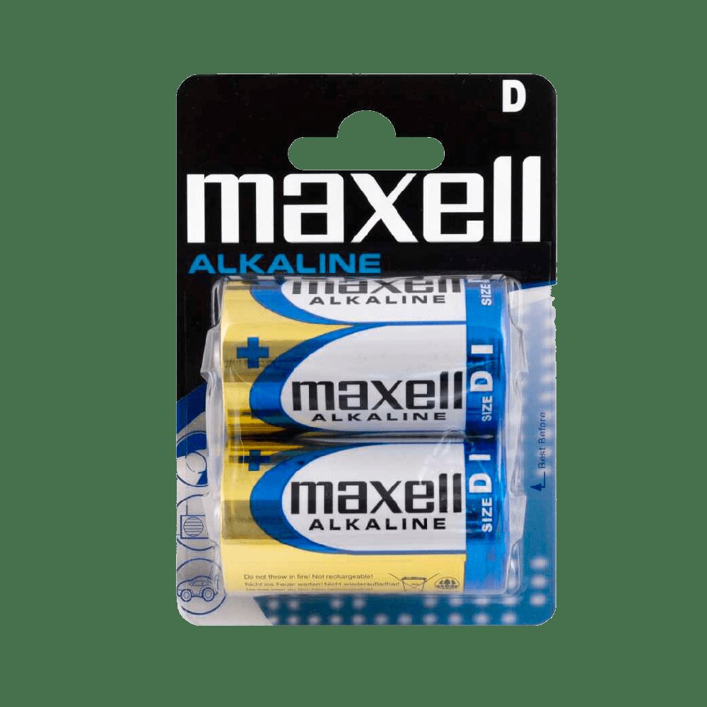 Μπαταρίες Maxell Lr20 Alkaline Size D - Blister