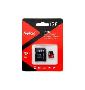 Netac P500 Extreme Pro MicroSDXC 128GB V30/A1/Class 10 W/SD Adapter