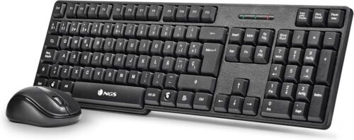 Ngs Electronics 2.4Ghz Keyboard & Mouse Set + Android Usb Otg Adapter