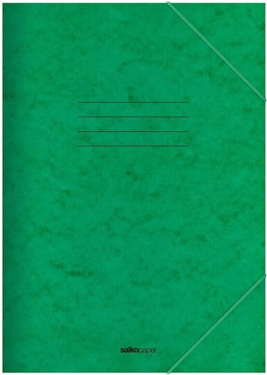 Ντοσιέ Λάστιχο Salko 25x35 Prespan Πράσινο