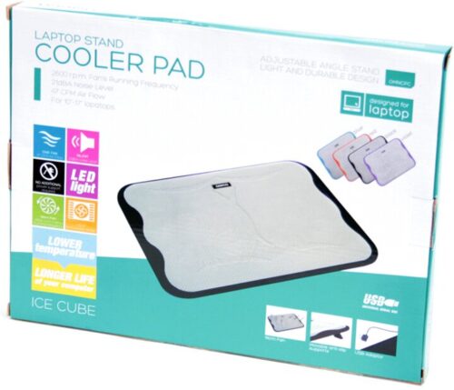 Ωmega Laptop Stand Cooler Pad Ice Cube Omncpc
