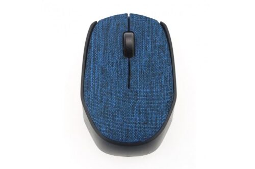 ΩMEGA Mouse Wireless 2.4GHz ~ 1200DPI Fabric Brained Dark Blue
