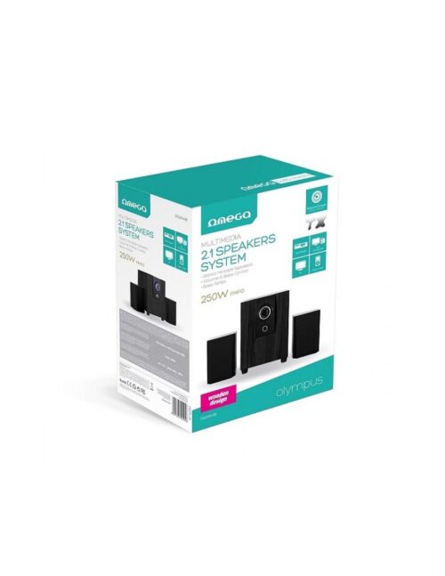 Ωmega Olympus OG24WB Multimedia 2.1 Speakers System 250w
