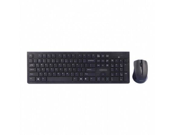 Omega Pyxis Wireless Set Keyboard And Optical Mouse Black Okm069 With Nano Receiver 10m Range