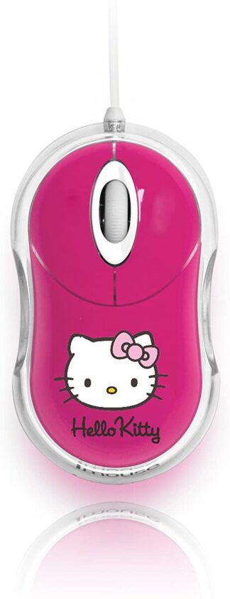 Optical Mouse Hello Kitty Led Bumpy Pink