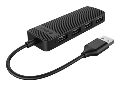 ORICO USB hub with 4 ports μαύρο