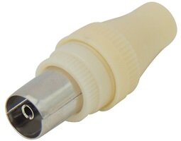 Pal 9.5mm Για Tv Θηλυκό Βύσμα Πλαστ. N002f Tv008 Lz