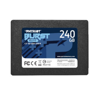 Patriot Burst Elite 2.5'' SSD 240GB Sata 3 6Gb/s 450MBs Read & 320MBs Write
