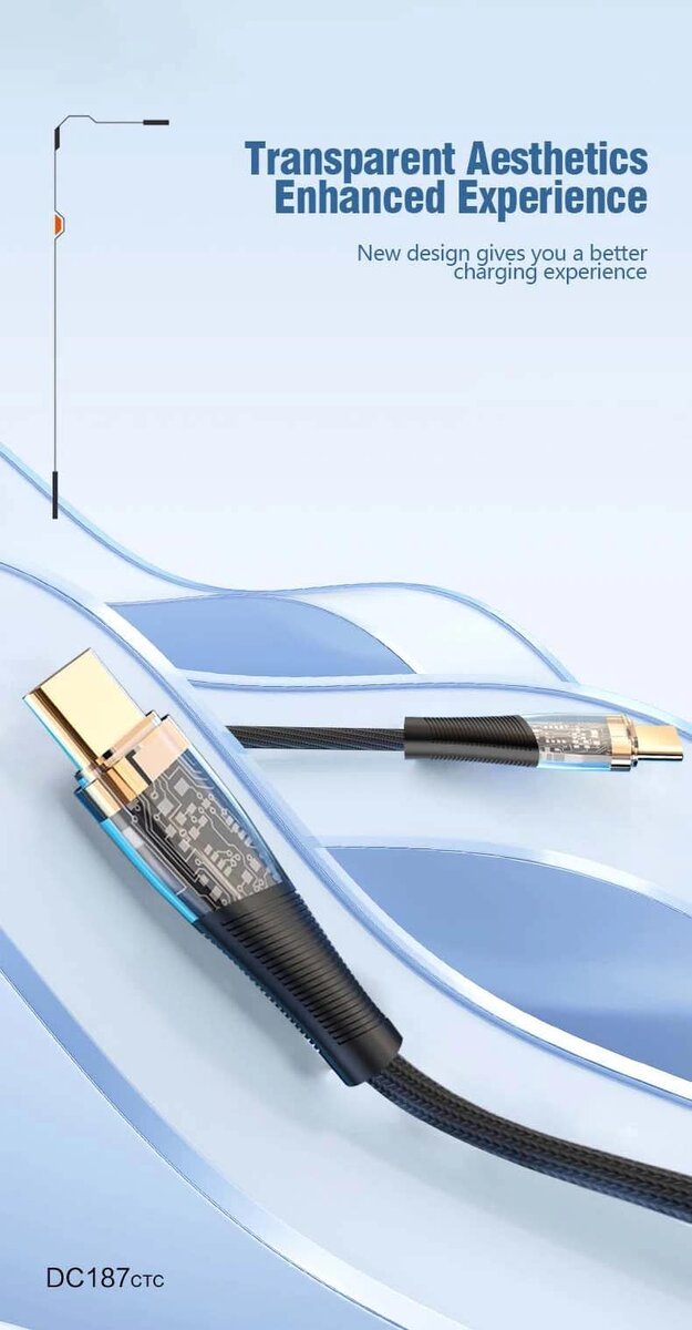 Pavareal Καλώδιο Ταχείας φόρτισης USB-C σε USB-C, Braided, 1.2m, μαύρο