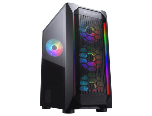 PC Case Gaming Cougar MX410 Mesh-G RGB Tempered Glass Middle ATX Black