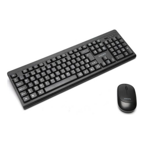 Philips C324 Ασύρματο Σετ Πληκτρολόγιο & Ποντίκι Black