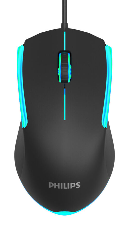 Philips Ενσύρματο Gaming Ποντίκι 1200Dpi 3 Πλήκτρα Μαύρο