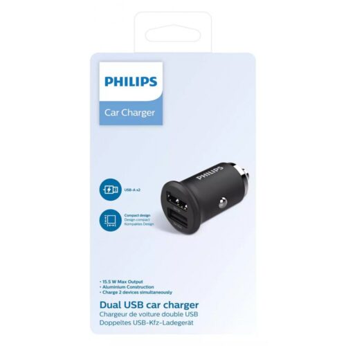 Philips φορτιστής αυτοκινήτου DLP2520-00 2x USB 3.1