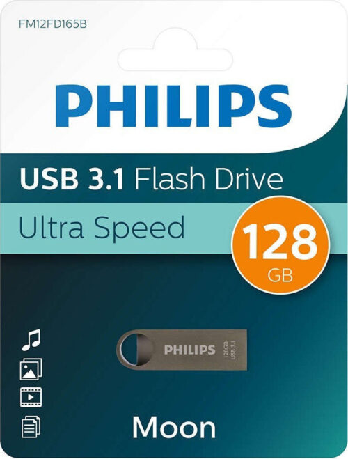 Philips Moon Edition 3.1 Μονάδα USB Stick 128GB Τύπου-Α 3.2 Gen 1 (3.1 Gen 1)