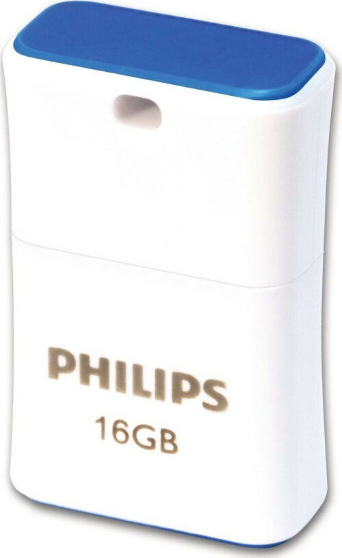 Philips Pico 16GB USB 2.0 Stick Λευκό - Μπλε