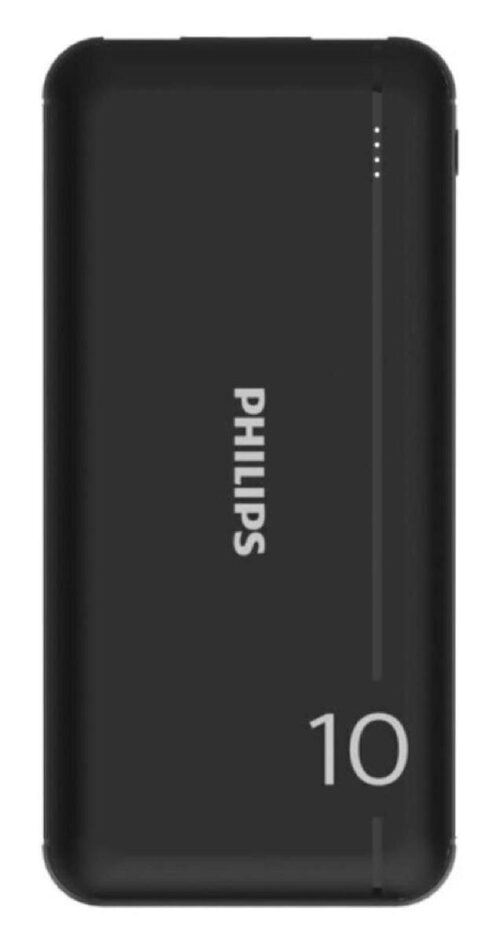 Philips Power bank 10000mAh 37W 2x USB 2.1A μαύρο
