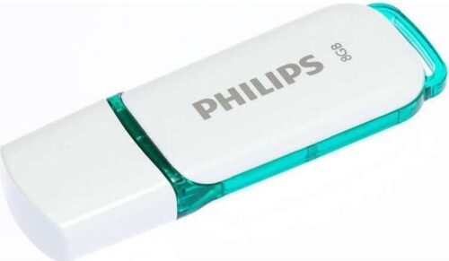 Philips Snow 8GB USB 2.0 Stick Λευκό