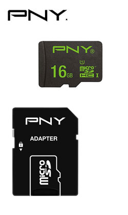 PNY Κάρτα Μνήμης MicroSDHC UHS-I U1 16GB με Αντάπτορα SD