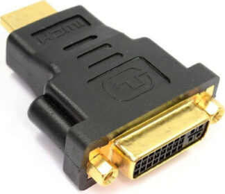 Powertech adapter HDMI 19pin M σε DVI 24+1 F