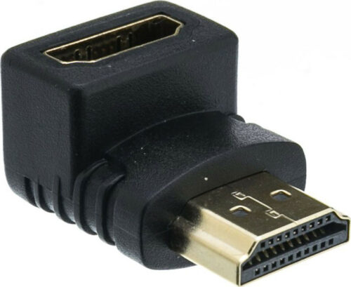 Powertech Αντάπτορας HDMI 1.4v (F) / (M) Γωνιακός 90°, Μαύρος