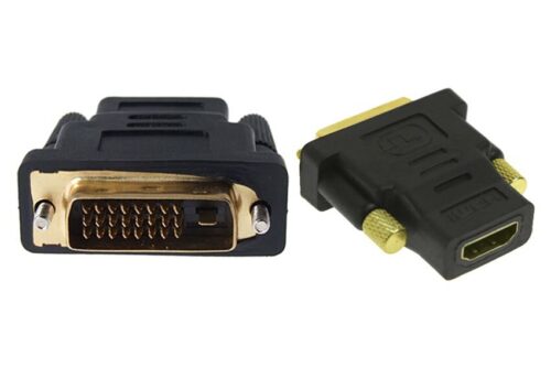 Powertech αντάπτορας HDMI θηλυκό σε DVI 24+1 αρσενικό μαύρο