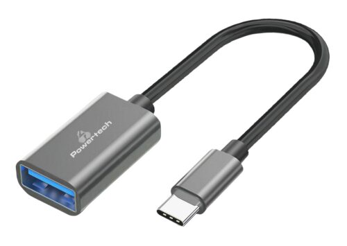 Powertech Αντάπτορας USB-C Σε USB 3.0 PTR-0146 10 Gbps Γκρι