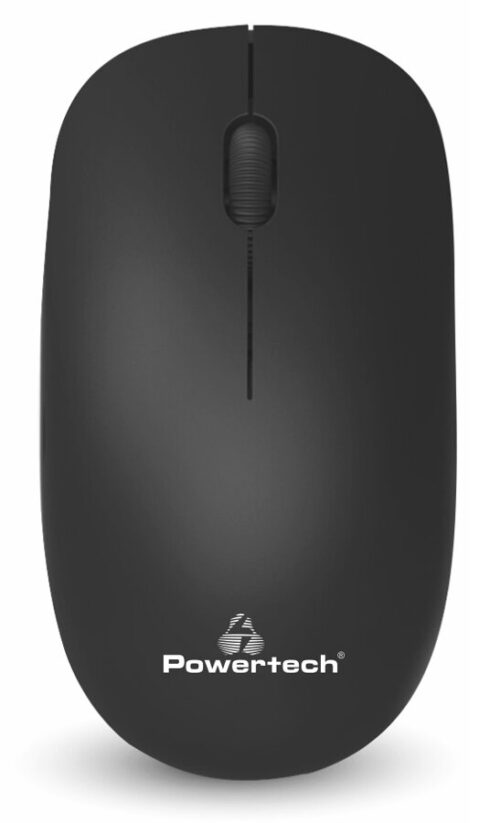 Powertech ασύρματο ποντίκι οπτικό 1600DPI μαύρο