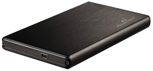 Powertech Εξωτερική θήκη για HDD 2.5" USB 2.0 μαύρη έως 2TB