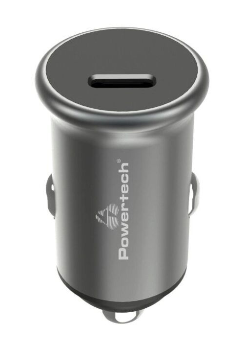 Powertech Φορτιστής Αυτοκινήτου USB-C 30W PD Γκρι