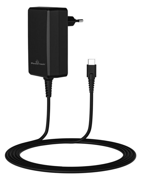 Powertech Φορτιστής Laptop USB-C PD Universal 65W Μαύρο